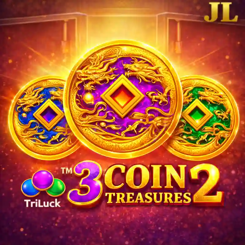 3 Coin Treasures 2 Game Cover - Spin Casino Philippines